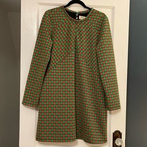 Anthropologie Maeve Jacquard Dress size L